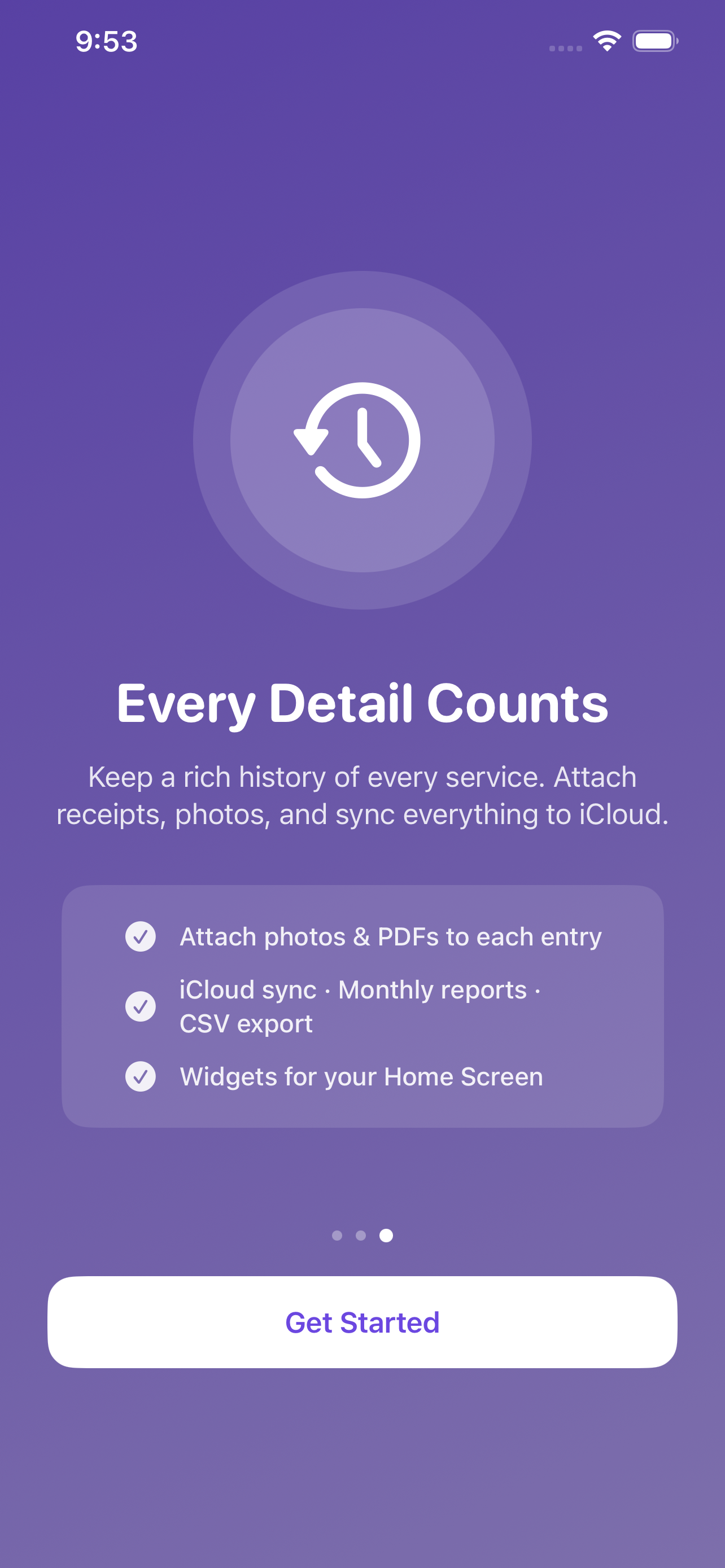 Every Detail Counts — Maintena